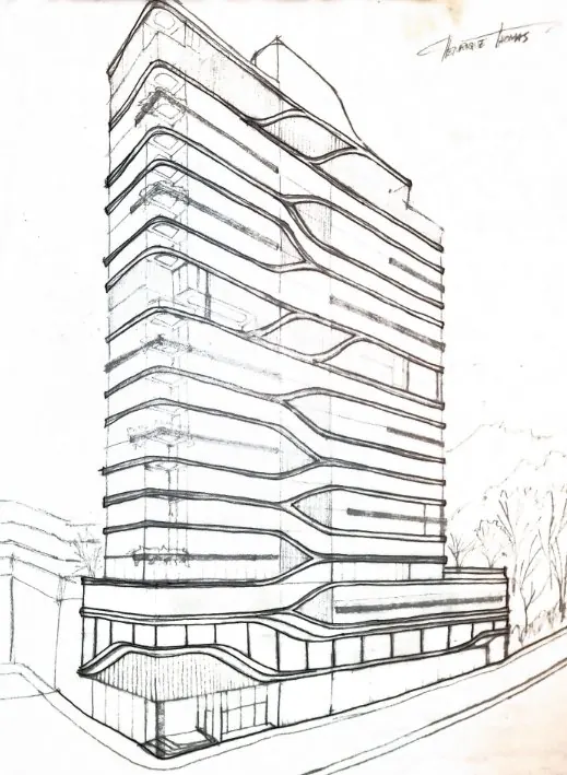 Croqui 04 — Perspectiva a nanquim